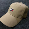 Tommy Jeans Flag Embroidered Trucker Cap – Beige