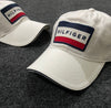 Tommy Hilfiger White Cole Dad Hat – Classic Flag Logo