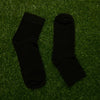 Black Cotton Quarter Socks for Men & Women - 5 Pairs Pack