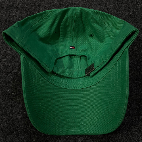 Tommy Hilfiger Cotton Adjustable Baseball Cap – Green with Logo