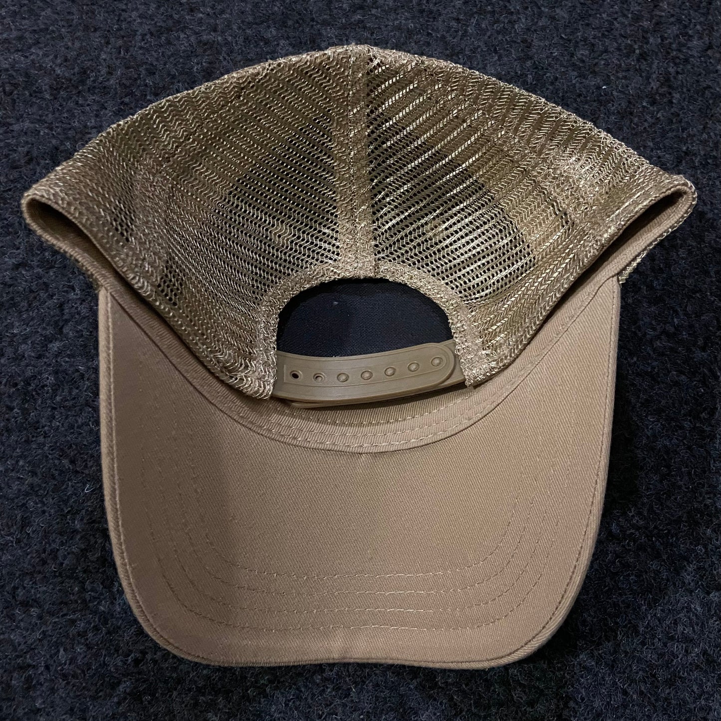 Tommy Jeans Flag Embroidered Trucker Cap – Beige