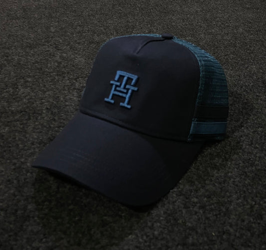 Tommy Hilfiger Logo Trucker Cap – Blue