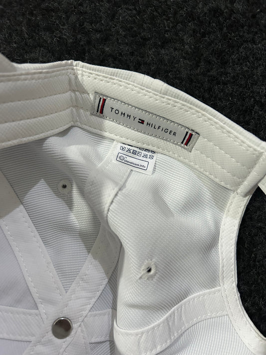 Tommy Hilfiger White Dri-Fit Baseball Cap