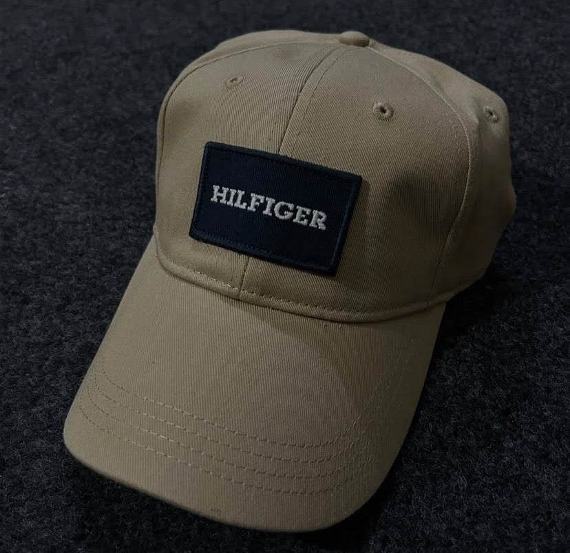 Tommy Hilfiger Beige Monotype Patch Baseball Cap