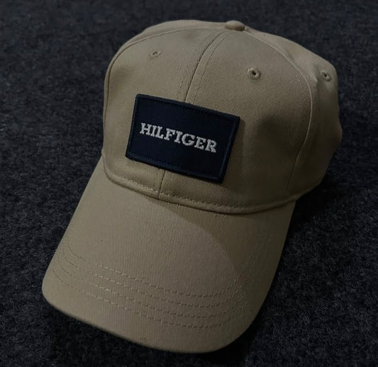 Tommy Hilfiger Beige Monotype Patch Baseball Cap