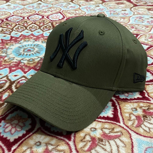 New Era NY 9FORTY Olive Green Cap