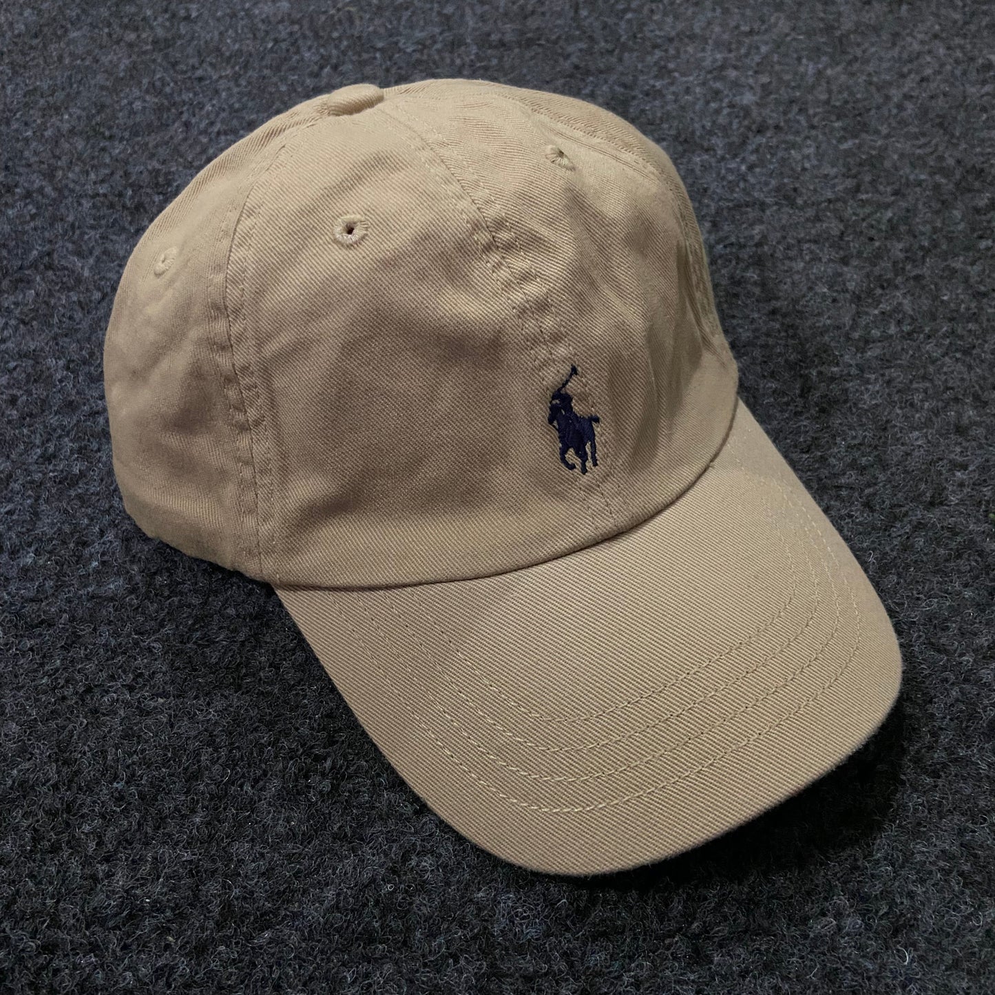 Kids Polo Ralph Lauren Cotton Chino Baseball Cap – Embroidered Pony Logo (52cm)