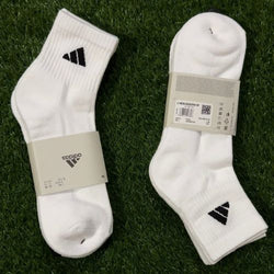Adidas Quarter Cushioned Socks ( 3 Pairs )