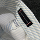 Tommy Hilfiger cotton adjustable baseball cap with a white pinstripe pattern and an embroidered logo