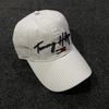 Tommy Hilfiger cotton adjustable baseball cap with a white pinstripe pattern and an embroidered logo