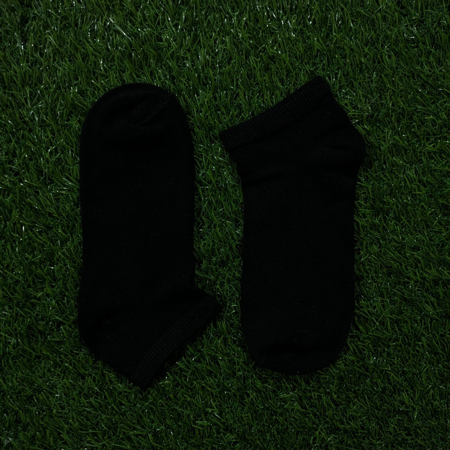 Black Ankle Socks for Boys & Girls - 5 Pairs Pack